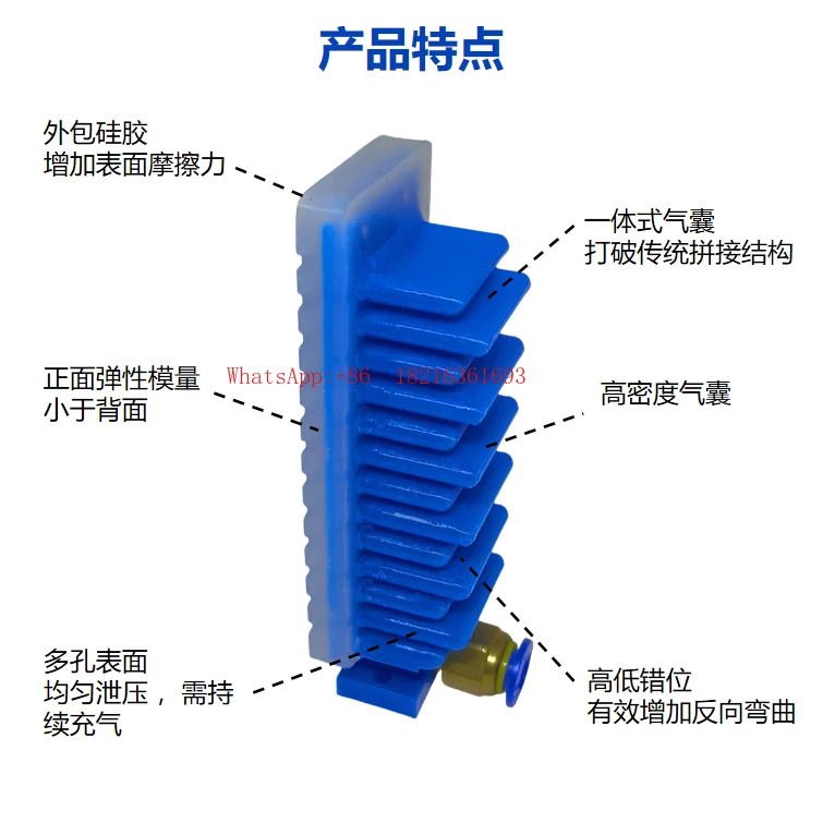 Flexible Mechanical Finger, Inflatable Airbag Fruit Sorting Gripper Soft Pneumatic Adaptive Clamp
Flexible Mechanical Finger, Inflatable Airbag Fruit Sorting Gripper Soft Pneumatic Adaptive Clamp