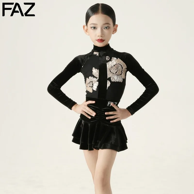 Customized FAZ Children's Latin Dance Costumes Girls' Practice Performance Costumes fantasia feminina gypsy skirt 벨리댄스공연복
Customized FAZ Children's Latin Dance Costumes Girls' Practice Performance Costumes fantasia feminina gypsy skirt 벨리댄스공연복