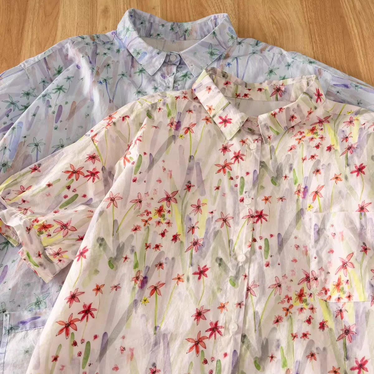 Cotton summer women's clothing harajuku fashion plant flowered shirts and blouses for women summer short sleeve tops
Cotton summer women's clothing harajuku fashion plant flowered shirts and blouses for women summer short sleeve tops