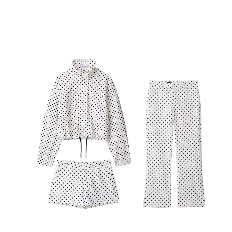 Faionable Polka Dot Bubble Sve Coat for Women Spring New Arrival JNLEAOG Straight Cut Knitted Polyester Long Sve Zipp...
Faionable Polka Dot Bubble Sve Coat for Women Spring New Arrival JNLEAOG Straight Cut Knitted Polyester Long Sve Zipp...
