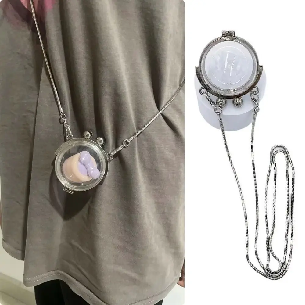Jewelry Display Transparent Crystal Ball Bag Semi-circular Mini Jewelry Box Keychain Minimalist Storage Case Travel Bag Pendant
Jewelry Display Transparent Crystal Ball Bag Semi-circular Mini Jewelry Box Keychain Minimalist Storage Case Travel Bag Pendant