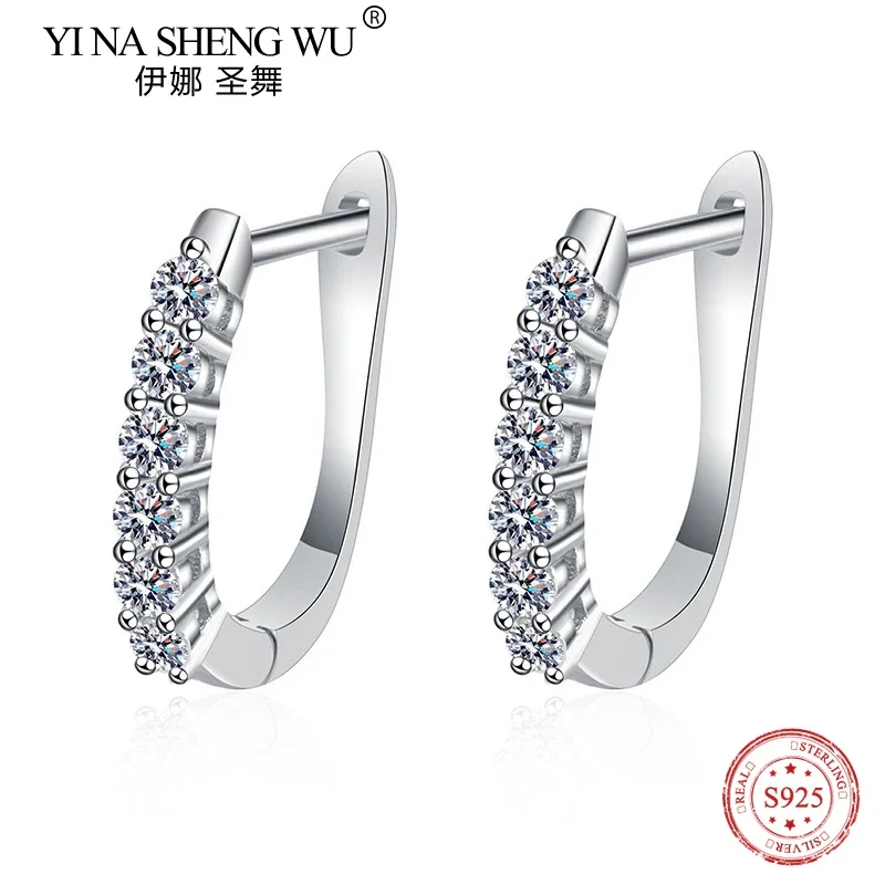 0.36ct/1.2ct D Color Moissanite Earring S925 Sterling Silver Plated Pt950 Earrings High Grade Precision Drilling Female Earrings
0.36ct/1.2ct D Color Moissanite Earring S925 Sterling Silver Plated Pt950 Earrings High Grade Precision Drilling Female Earrings