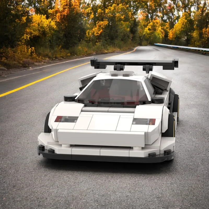 308pcs MOC Lamborghinied Countach Pikes Peak Racing Style Modular Building Model Educational Building Blocks Birthday DIY Gift
308pcs MOC Lamborghinied Countach Pikes Peak Racing Style Modular Building Model Educational Building Blocks Birthday DIY Gift