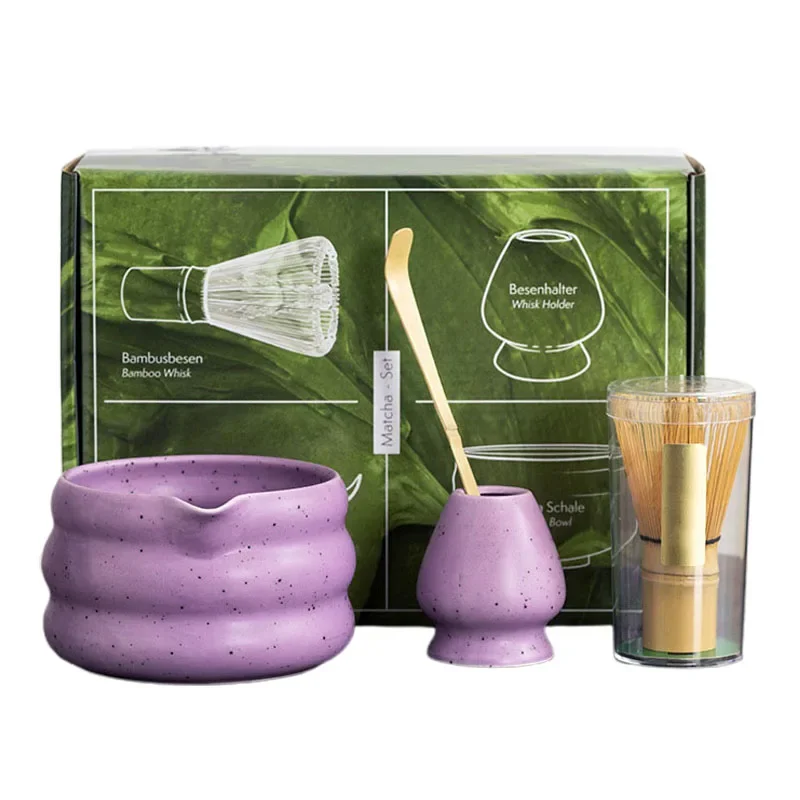 4pcs/set Japanese Matcha Set Matcha Bowl With Mouth Song Dynasty Tea Tip Tool Matcha Whisker Stand with gift box
4pcs/set Japanese Matcha Set Matcha Bowl With Mouth Song Dynasty Tea Tip Tool Matcha Whisker Stand with gift box