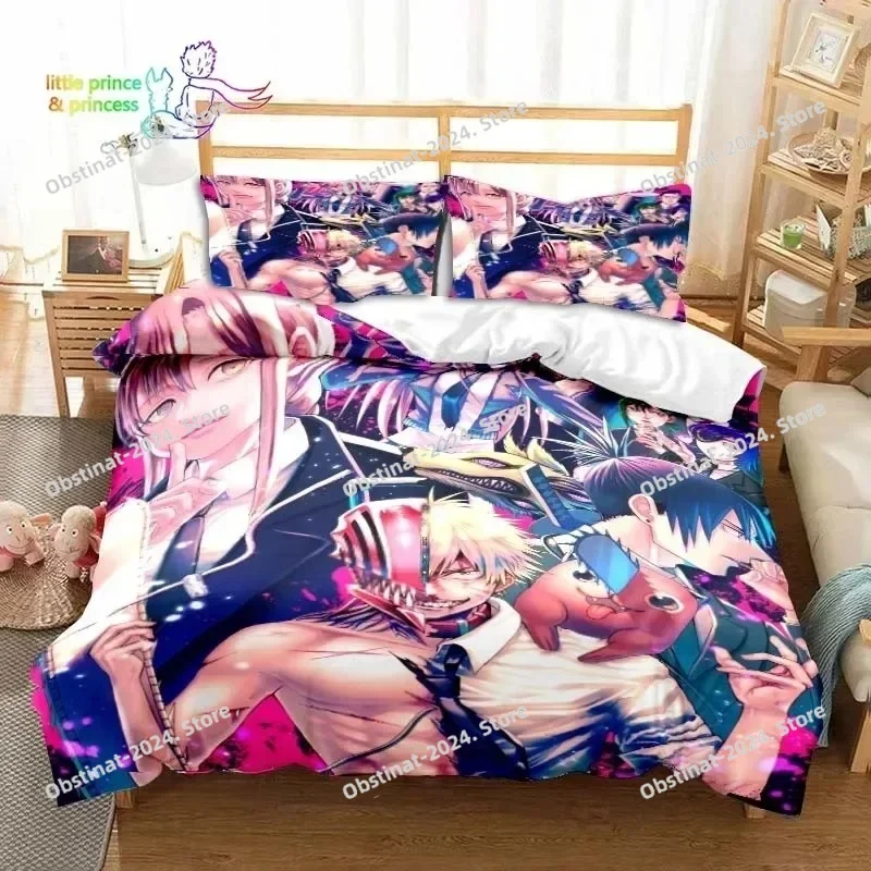Anime Chainsaw Man Printed Bedding Set Single Twin Full Queen King Size Bed Set Adult Kid Bedroom Bedding Gift
Anime Chainsaw Man Printed Bedding Set Single Twin Full Queen King Size Bed Set Adult Kid Bedroom Bedding Gift