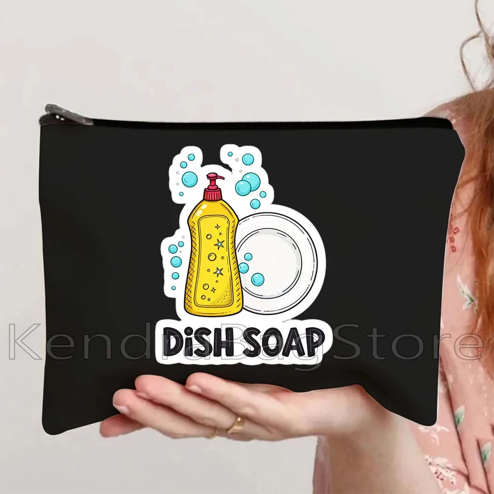 Cute Dish Soap Print Travel Canvas Cosmetic Makeup Bag Pencil Case Zipper Pouch Toilet Bag Key Coin Purse Storage Bags Gifts
Cute Dish Soap Print Travel Canvas Cosmetic Makeup Bag Pencil Case Zipper Pouch Toilet Bag Key Coin Purse Storage Bags Gifts