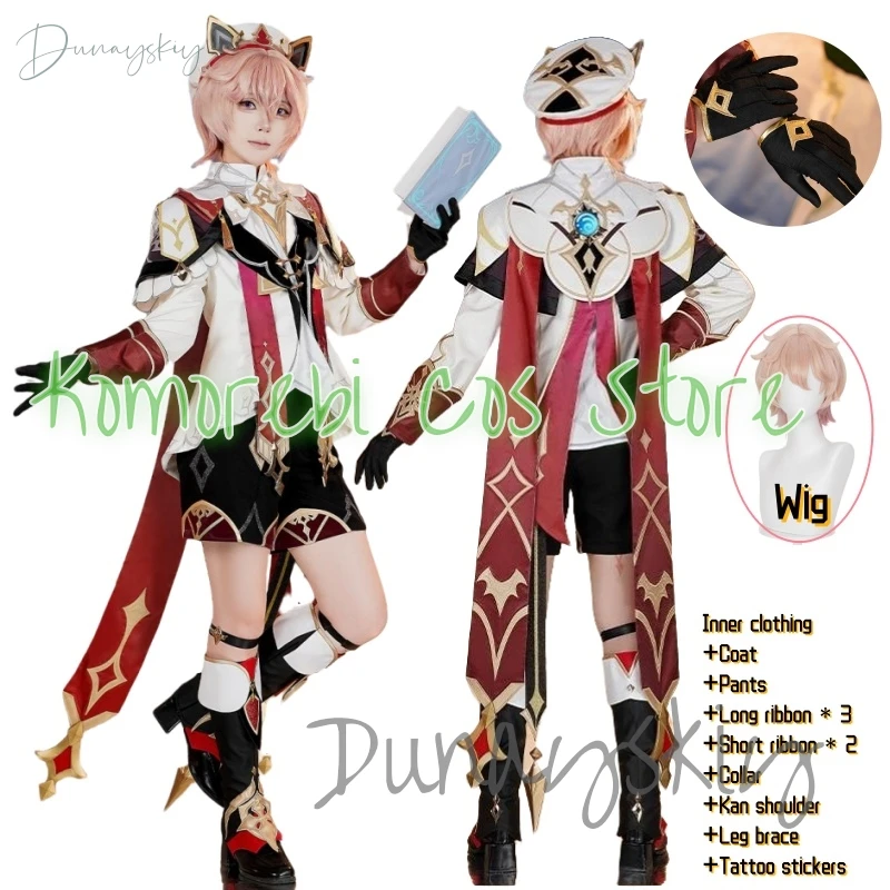Genshin Impact Dahlia Cosplay CostumeWig Light Pink Short Hair Cute Dress Party Suit With Hat Halloween Party for Women Men
Genshin Impact Dahlia Cosplay CostumeWig Light Pink Short Hair Cute Dress Party Suit With Hat Halloween Party for Women Men