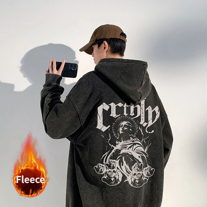 Gothic Graphic Men Hooded Sweatshirt High Street Couple Pullover Hoodies Hip-hop Streetwear Baggy Male Hoodie Washed Sweatshirt
Gothic Graphic Men Hooded Sweatshirt High Street Couple Pullover Hoodies Hip-hop Streetwear Baggy Male Hoodie Washed Sweatshirt