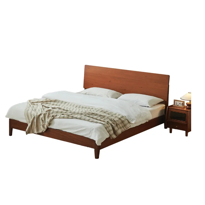 All solid wood retro American medieval style 1.5 meters master bedroom 1.8 meters double bed boxwood simple log
All solid wood retro American medieval style 1.5 meters master bedroom 1.8 meters double bed boxwood simple log