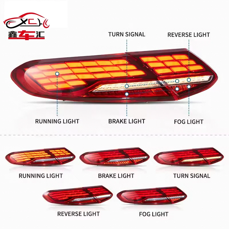 LED Taillights for Mercedes-Benz C-Class C205 Coupe 2015-2021 and A205 Cabriolet/Convertible 2016-2021 4thGen
LED Taillights for Mercedes-Benz C-Class C205 Coupe 2015-2021 and A205 Cabriolet/Convertible 2016-2021 4thGen