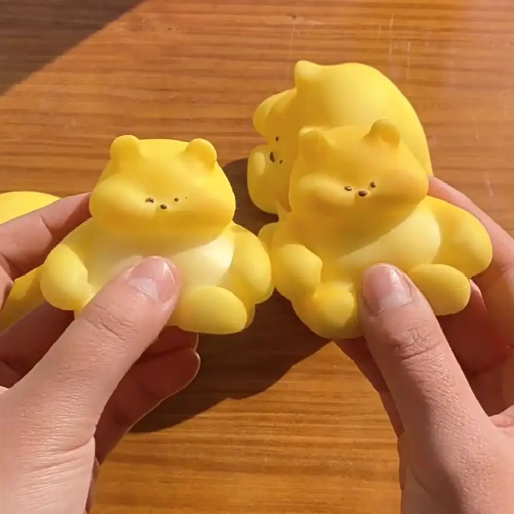 Slow Rebound Bear Toast Squeeze Toy Kneading Honey Simulation Bear Squeeze Toys Silicone Cartoon Bear Play Fidget Toy
Slow Rebound Bear Toast Squeeze Toy Kneading Honey Simulation Bear Squeeze Toys Silicone Cartoon Bear Play Fidget Toy