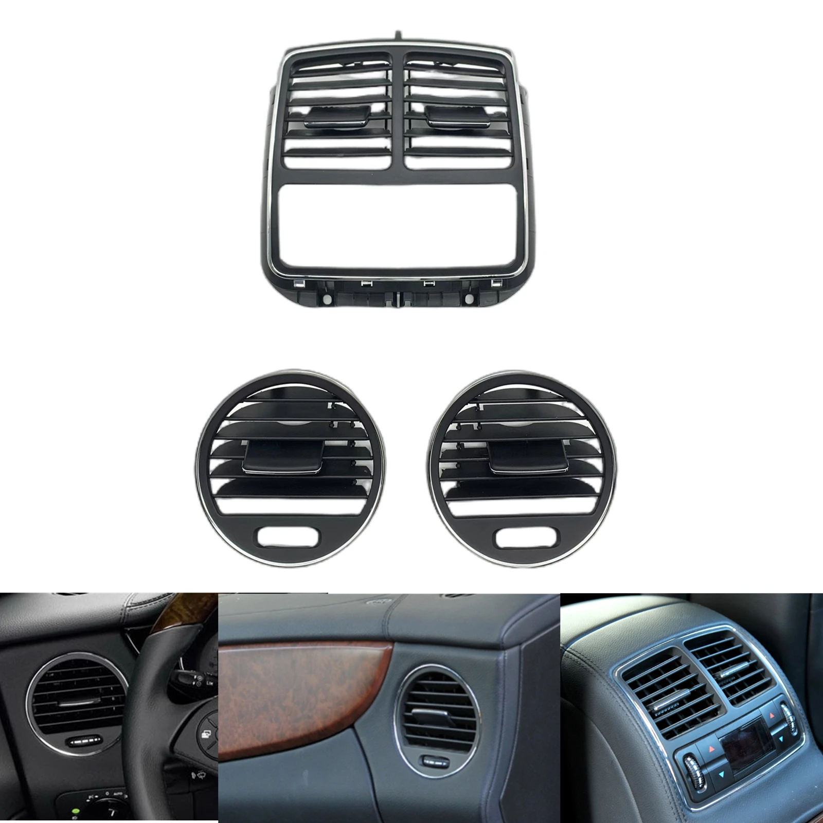 1PC Air Vent Grille Outlet Panel Cover For Mercedes Benz CLS Class W219 2007-2009
1PC Air Vent Grille Outlet Panel Cover For Mercedes Benz CLS Class W219 2007-2009