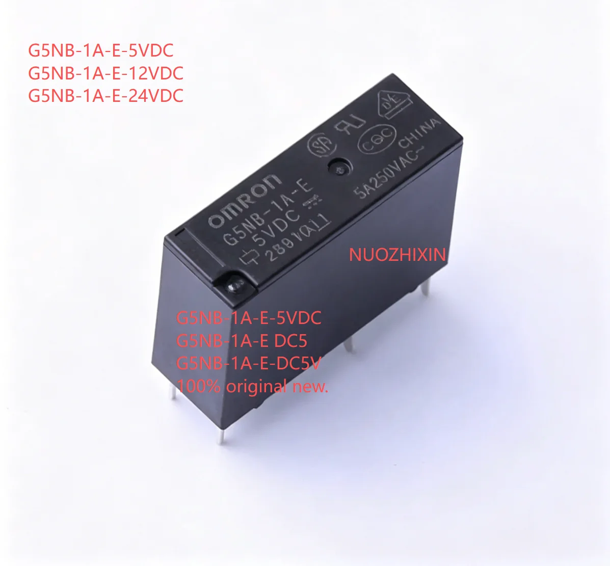 5-50PCS G5NB-1A-E-5VDC G5NB-1A-E-12VDC G5NB-1A-E-24VDC G5NB-1A-E-5V G5NB-1A-E-12V G5NB-1A-E-24V 100% original new.
5-50PCS G5NB-1A-E-5VDC G5NB-1A-E-12VDC G5NB-1A-E-24VDC G5NB-1A-E-5V G5NB-1A-E-12V G5NB-1A-E-24V 100% original new.