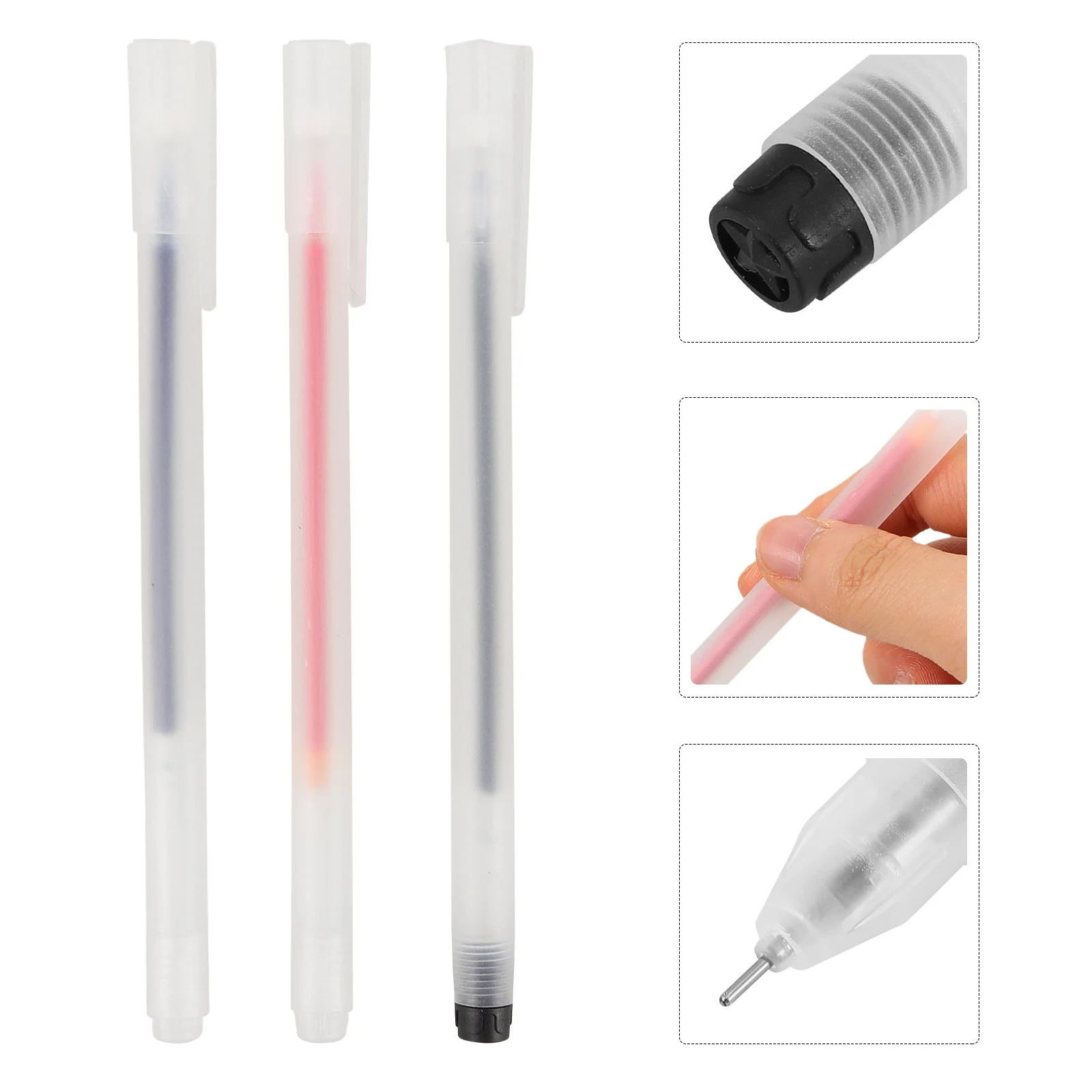 30pcs Premium Plastic Gel Fine Tip Portable Sign For Office Business Daily Use Refill Stationery Pens With Lid Ergonomic
30pcs Premium Plastic Gel Fine Tip Portable Sign For Office Business Daily Use Refill Stationery Pens With Lid Ergonomic