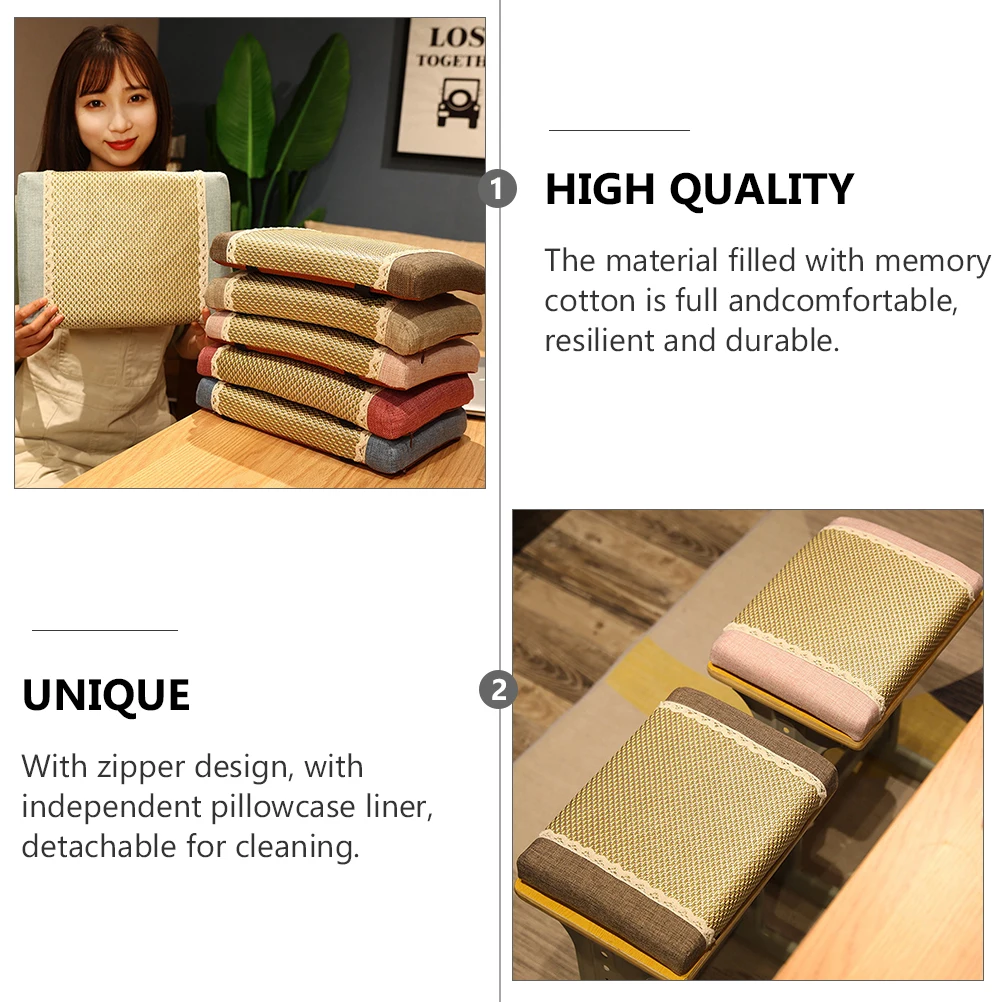 Summer Cooling Cushion Linen Breathable Chair Mat Pillow Breathable Chair Pad Memory Pad For Office Home Use
Summer Cooling Cushion Linen Breathable Chair Mat Pillow Breathable Chair Pad Memory Pad For Office Home Use