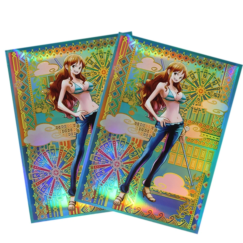 67*92mm Holographic Anime Card Sleeve Protector for PTCG/MGT/Trading Card,Game Cards Sleeves Birthday Gifts
67*92mm Holographic Anime Card Sleeve Protector for PTCG/MGT/Trading Card,Game Cards Sleeves Birthday Gifts