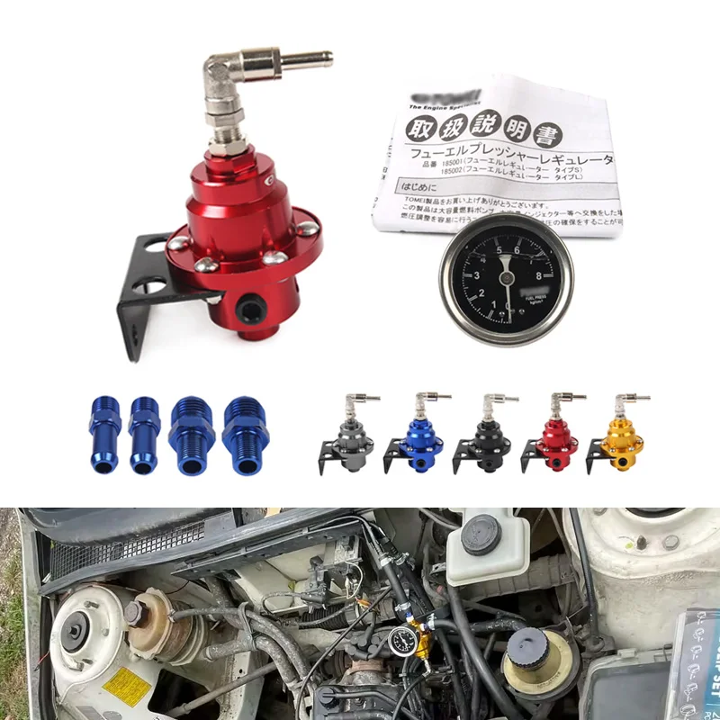 Universal Adjustable Fuel Pressure Regulator With original gauge and instructions
Universal Adjustable Fuel Pressure Regulator With original gauge and instructions