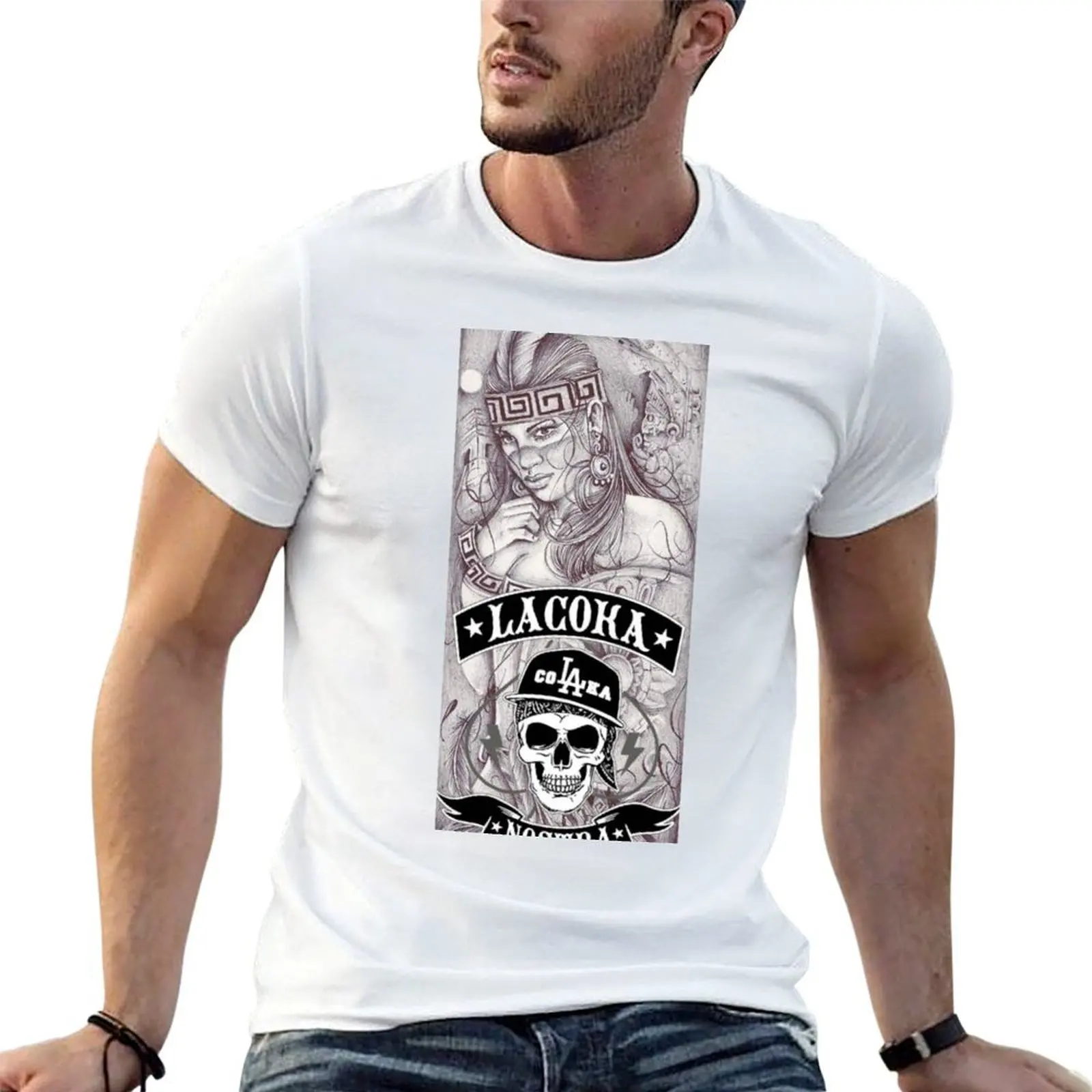 La Coka Nostra Aztec Design T-Shirt man t shirts for men casual t shirt custom print cotton t shirt pack T-shirt
La Coka Nostra Aztec Design T-Shirt man t shirts for men casual t shirt custom print cotton t shirt pack T-shirt