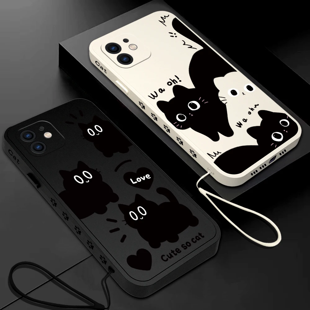 Funny Cute Black Cat Phone Case For Xiaomi Redmi 12C 10 10C 10A 9 9T 9A A1 K20 K30 K40 Pro Plus 4G 5G Liquid Silicone Cover
Funny Cute Black Cat Phone Case For Xiaomi Redmi 12C 10 10C 10A 9 9T 9A A1 K20 K30 K40 Pro Plus 4G 5G Liquid Silicone Cover