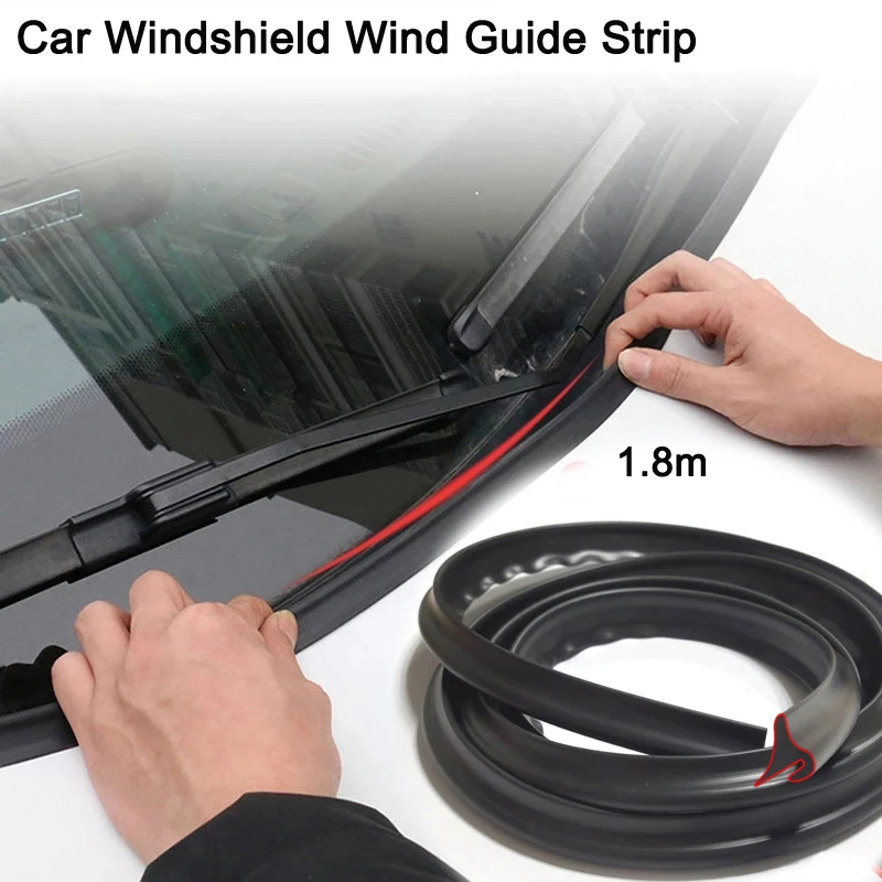 1.8m Car Rubber Seal Spoiler Strip Auto Front Rear Windshield Spoiler Front Window Hood Sealing Trim Auto Windshield Accessories
1.8m Car Rubber Seal Spoiler Strip Auto Front Rear Windshield Spoiler Front Window Hood Sealing Trim Auto Windshield Accessories