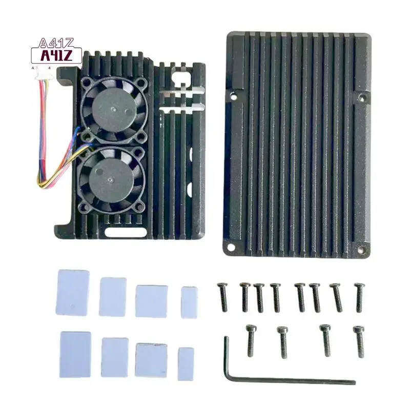 A41Z-Suitable For Raspberry Pi 5Th Generation Aluminum Shell Raspberry Pi 5 Dual Fan Cooling Protection Box Metal Shell
A41Z-Suitable For Raspberry Pi 5Th Generation Aluminum Shell Raspberry Pi 5 Dual Fan Cooling Protection Box Metal Shell