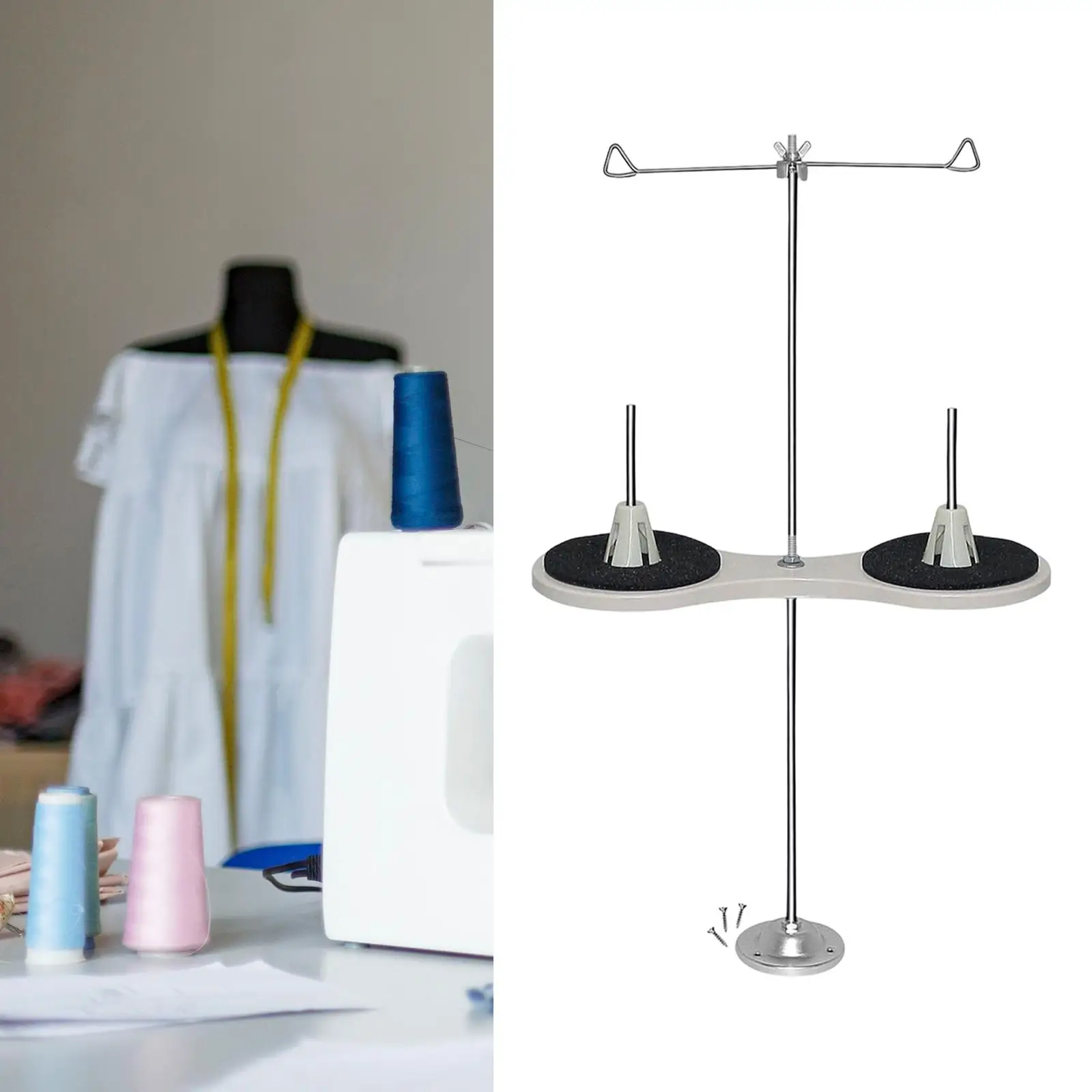 Spool Thread Holder Adjustable Stand Accessories for Home Sewing Machine Easy Install Supplies Organizer
Spool Thread Holder Adjustable Stand Accessories for Home Sewing Machine Easy Install Supplies Organizer