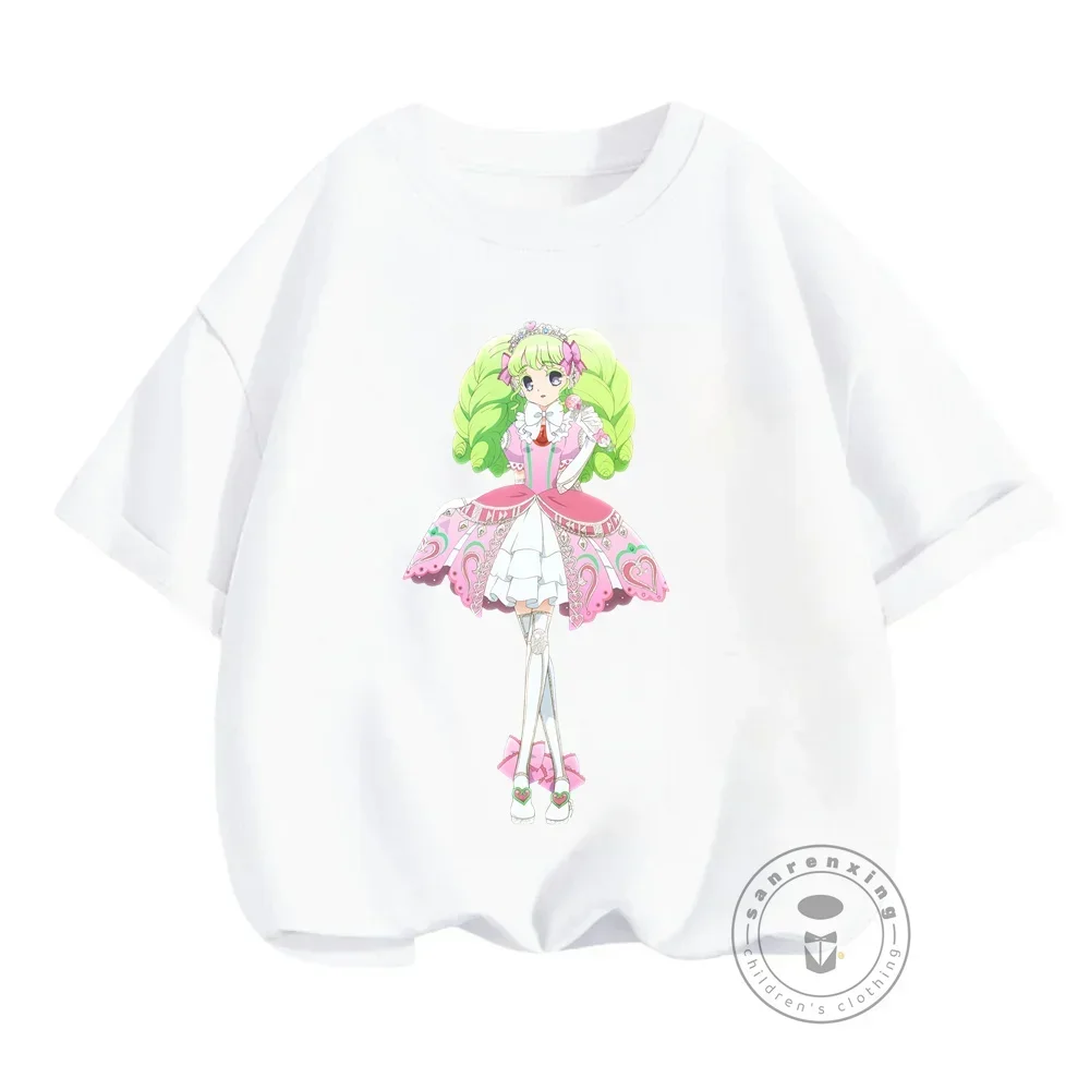 Pripara Cartoon Printing Children's Clothing T-shirt Tops Fashion Multi-colored Round Neck Short Sleeve Girls 2024 Summer New
Pripara Cartoon Printing Children's Clothing T-shirt Tops Fashion Multi-colored Round Neck Short Sleeve Girls 2024 Summer New