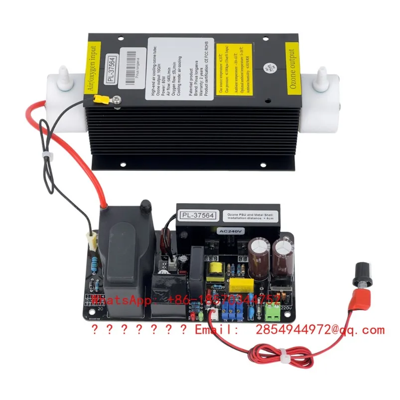 2026 Air Cooling Quartz Tube Ozone Generator 10g/h Output 80W 14KHz Adjustable Ozone Water Making Machine Kit
2026 Air Cooling Quartz Tube Ozone Generator 10g/h Output 80W 14KHz Adjustable Ozone Water Making Machine Kit