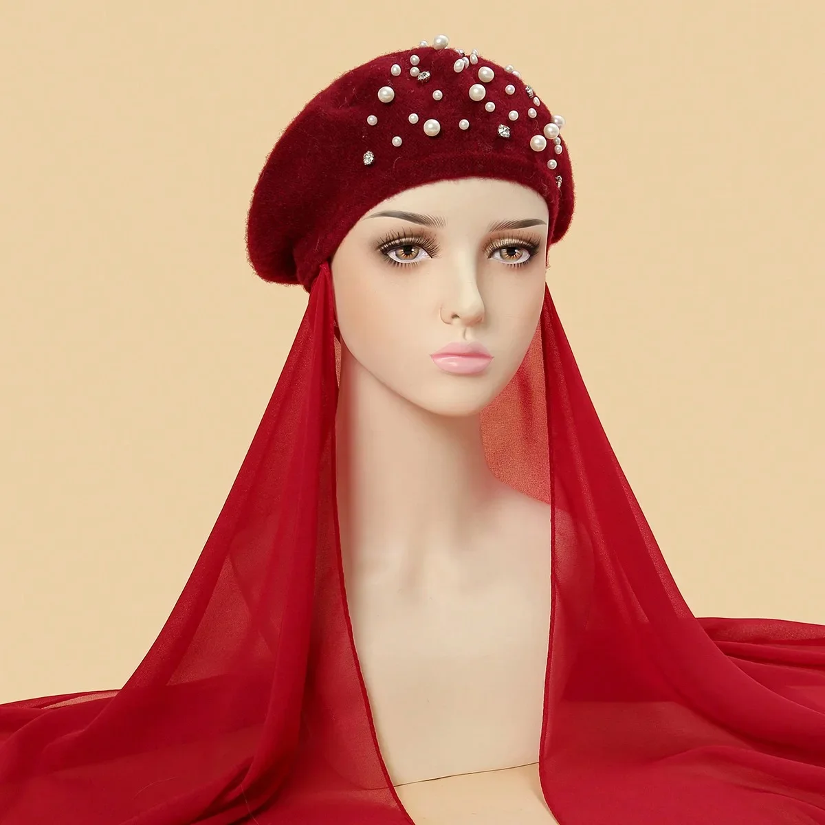 New Autumn Winter Muslim Women Beret With Scarf Shawl One Piece Convenient One Piece Cap Fashion Ladies Party Hijab Hat Headwear
New Autumn Winter Muslim Women Beret With Scarf Shawl One Piece Convenient One Piece Cap Fashion Ladies Party Hijab Hat Headwear