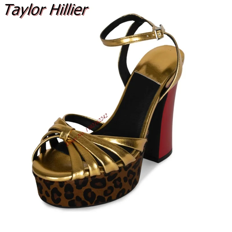 Spring Water Platform Open Toe Runway Shoes Round Toe Shallow Mouth Buckle Women'S Shoes Color Matching Fashion Party High Heels
Spring Water Platform Open Toe Runway Shoes Round Toe Shallow Mouth Buckle Women'S Shoes Color Matching Fashion Party High Heels