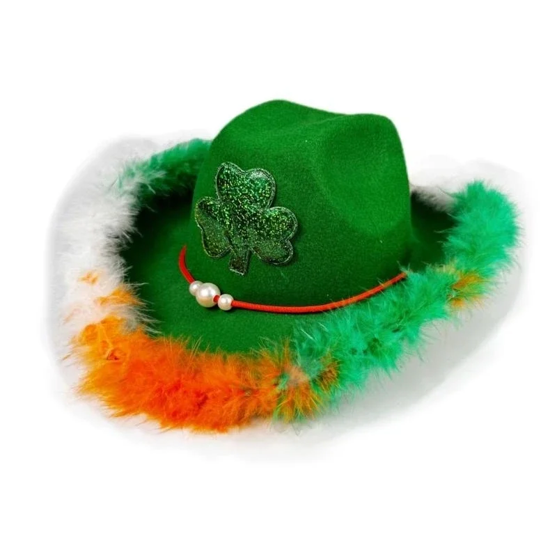 PXPB Patricks Day Hat Sparkly Irish for Men Women Photo Props Feathered Hat
PXPB Patricks Day Hat Sparkly Irish for Men Women Photo Props Feathered Hat
