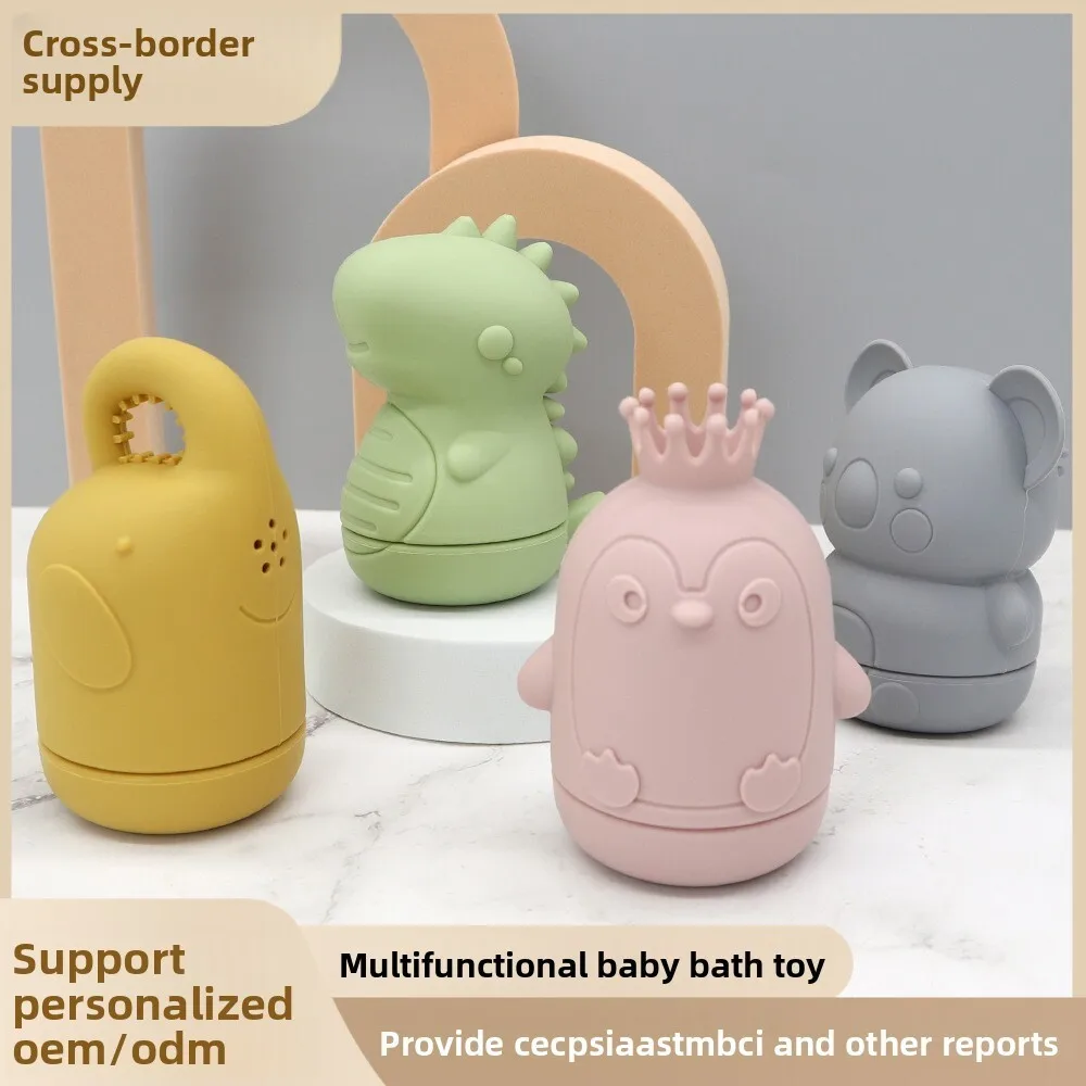 Educational Silicone Bath Spray Toy for Kids Water Play Fun in the Bathroom Safe Non Toxic Material for Baby Shower Play 
Educational Silicone Bath Spray Toy for Kids Water Play Fun in the Bathroom Safe Non Toxic Material for Baby Shower Play