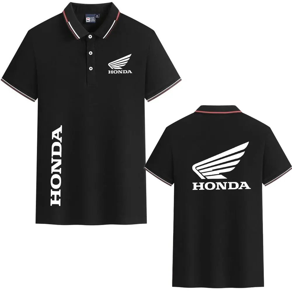 Summer tops Men's women short-sleeved T-shirts Honda racing motorcycle POLO shirts printed motorcycle riding enthusiast outfits
Summer tops Men's women short-sleeved T-shirts Honda racing motorcycle POLO shirts printed motorcycle riding enthusiast outfits