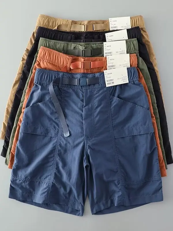 Casual Nylon Workwear orts Loose Fit Five-Piece Pants ex Summer Sle Qui Dry Youthful Vitali Straight Leg mid Waist
Casual Nylon Workwear orts Loose Fit Five-Piece Pants ex Summer Sle Qui Dry Youthful Vitali Straight Leg mid Waist
