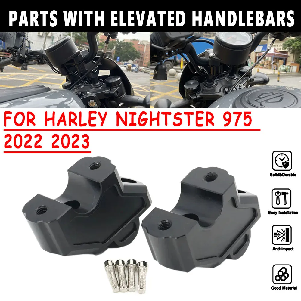 NEW Motorcycle Accessories Modified Parts With Elevated Handlebars FOR Harley Nightster 975 RH975 RH 975 2022 2023 2023
NEW Motorcycle Accessories Modified Parts With Elevated Handlebars FOR Harley Nightster 975 RH975 RH 975 2022 2023 2023