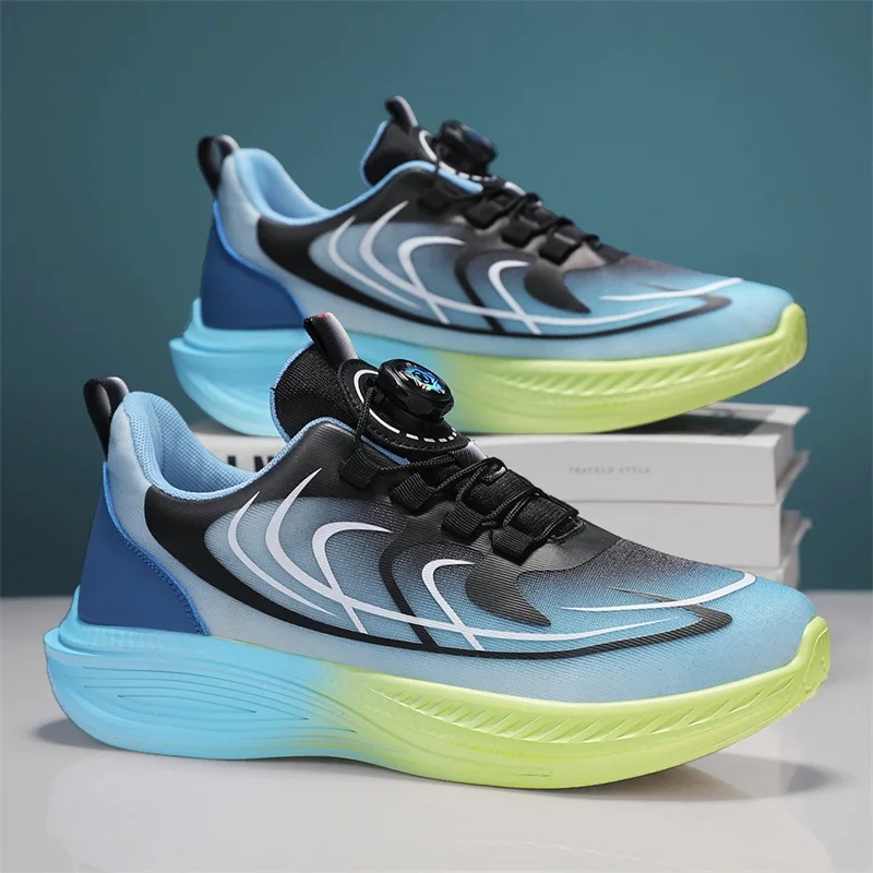Fashion Rotating Button Sneakers Men Outdoor Breathable Non-slip Men's Running Shoes Lightweight Comfortable Training Shoes Man
Fashion Rotating Button Sneakers Men Outdoor Breathable Non-slip Men's Running Shoes Lightweight Comfortable Training Shoes Man