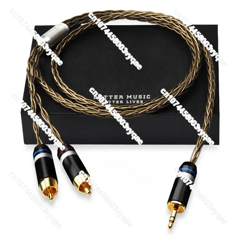 HiFi 3.5mm to 2rca audio cable high-end silver-plated PC mobile phone amplifier interconnect 3.5mm jack to RCA cable
HiFi 3.5mm to 2rca audio cable high-end silver-plated PC mobile phone amplifier interconnect 3.5mm jack to RCA cable