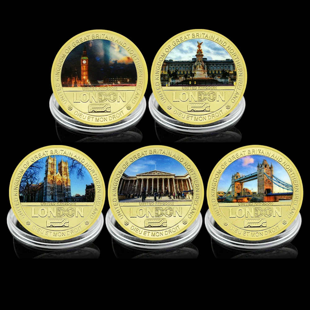 5pc/set London commemorative coin Commemorative Coin Classic London scenery Metal Craft Challenge Coin Collectible Gift
5pc/set London commemorative coin Commemorative Coin Classic London scenery Metal Craft Challenge Coin Collectible Gift
