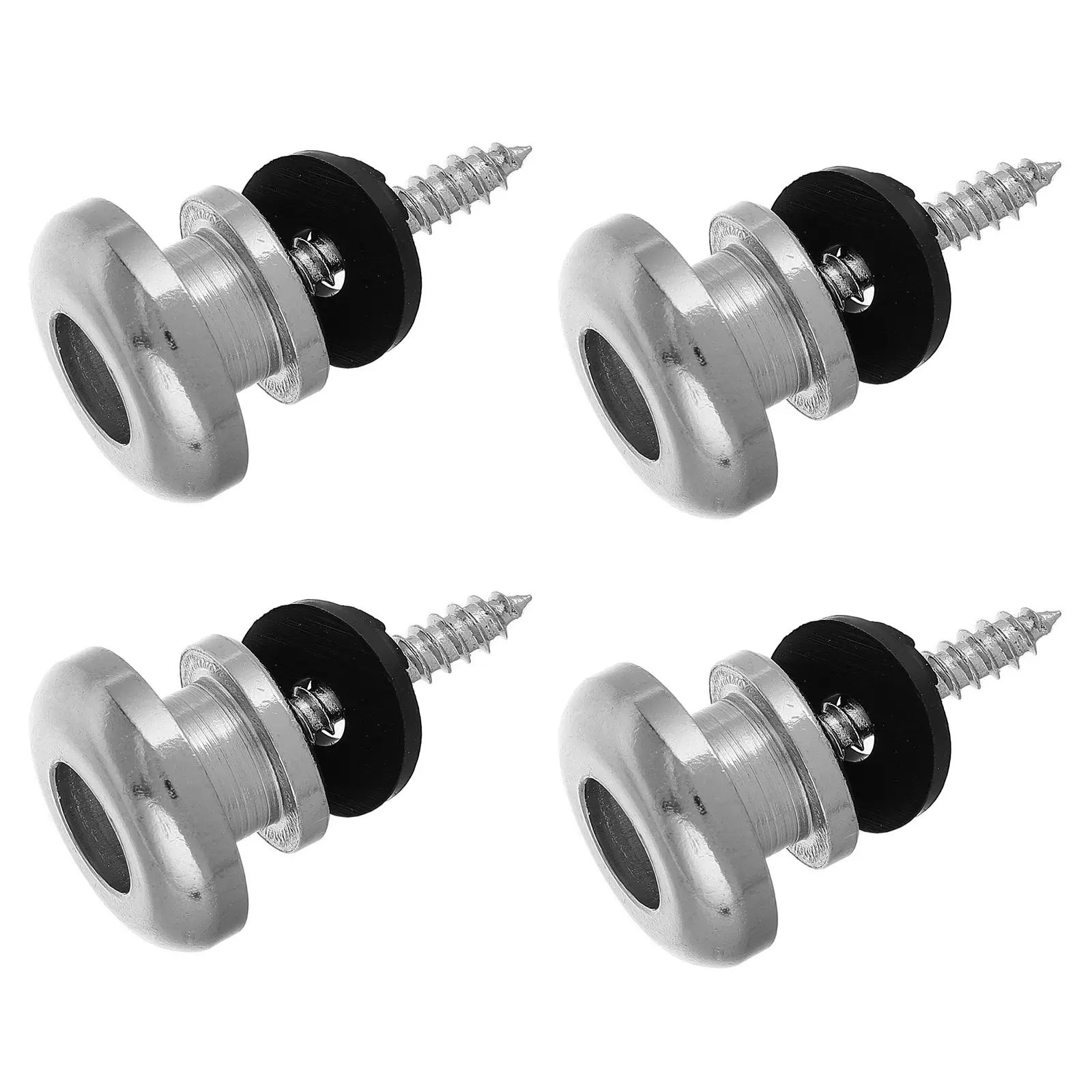 4pcs Strap Button Locks Silver Acoustic Electric Guitar Ukulele Parts Accessories Studs Pin Set Rubber Buckle Durable Easy
4pcs Strap Button Locks Silver Acoustic Electric Guitar Ukulele Parts Accessories Studs Pin Set Rubber Buckle Durable Easy
