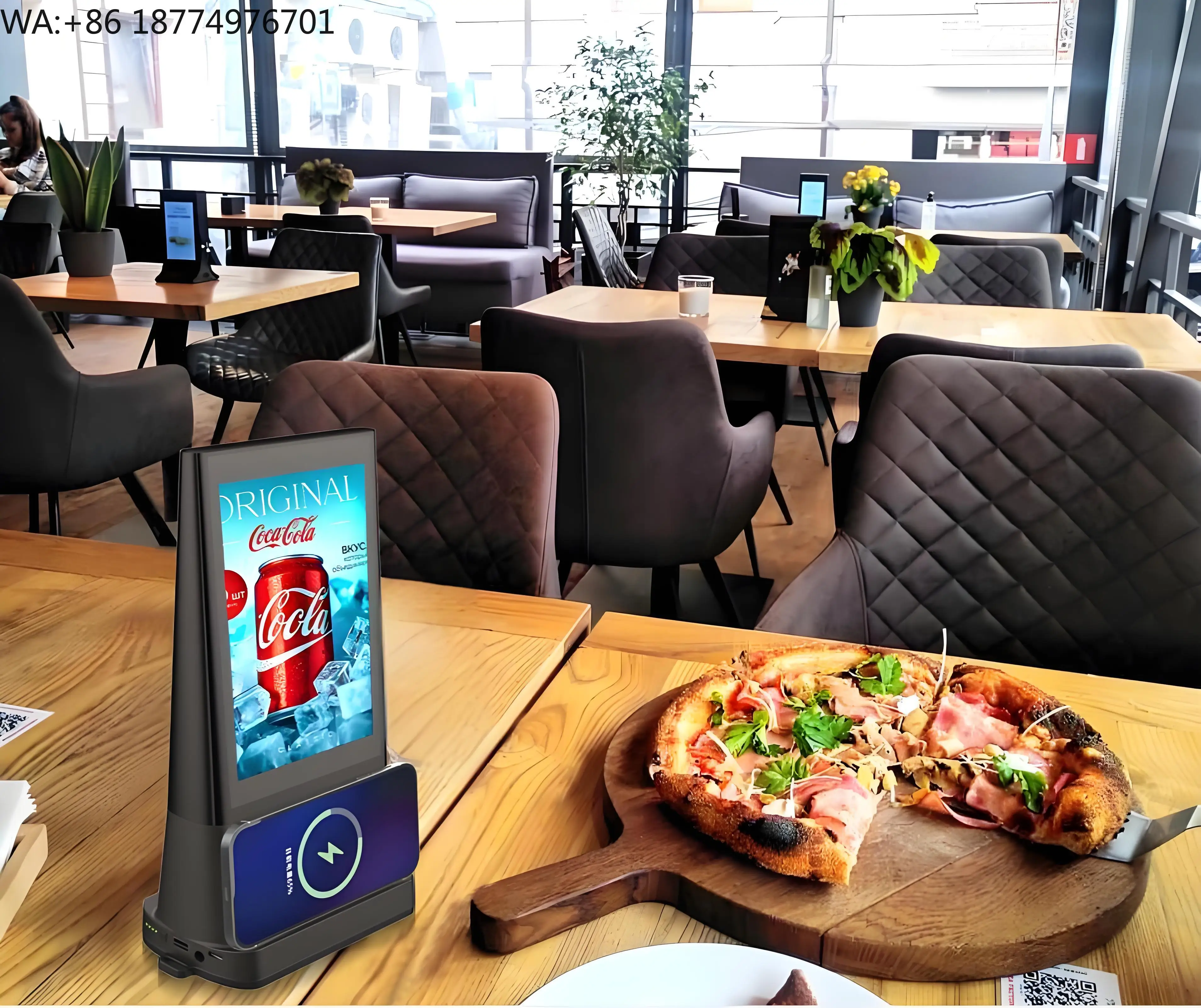 Battery Powered 8 Inch Tabletop Advertising Player with Touch Screen for Restaurant & Bar Displays
Battery Powered 8 Inch Tabletop Advertising Player with Touch Screen for Restaurant & Bar Displays