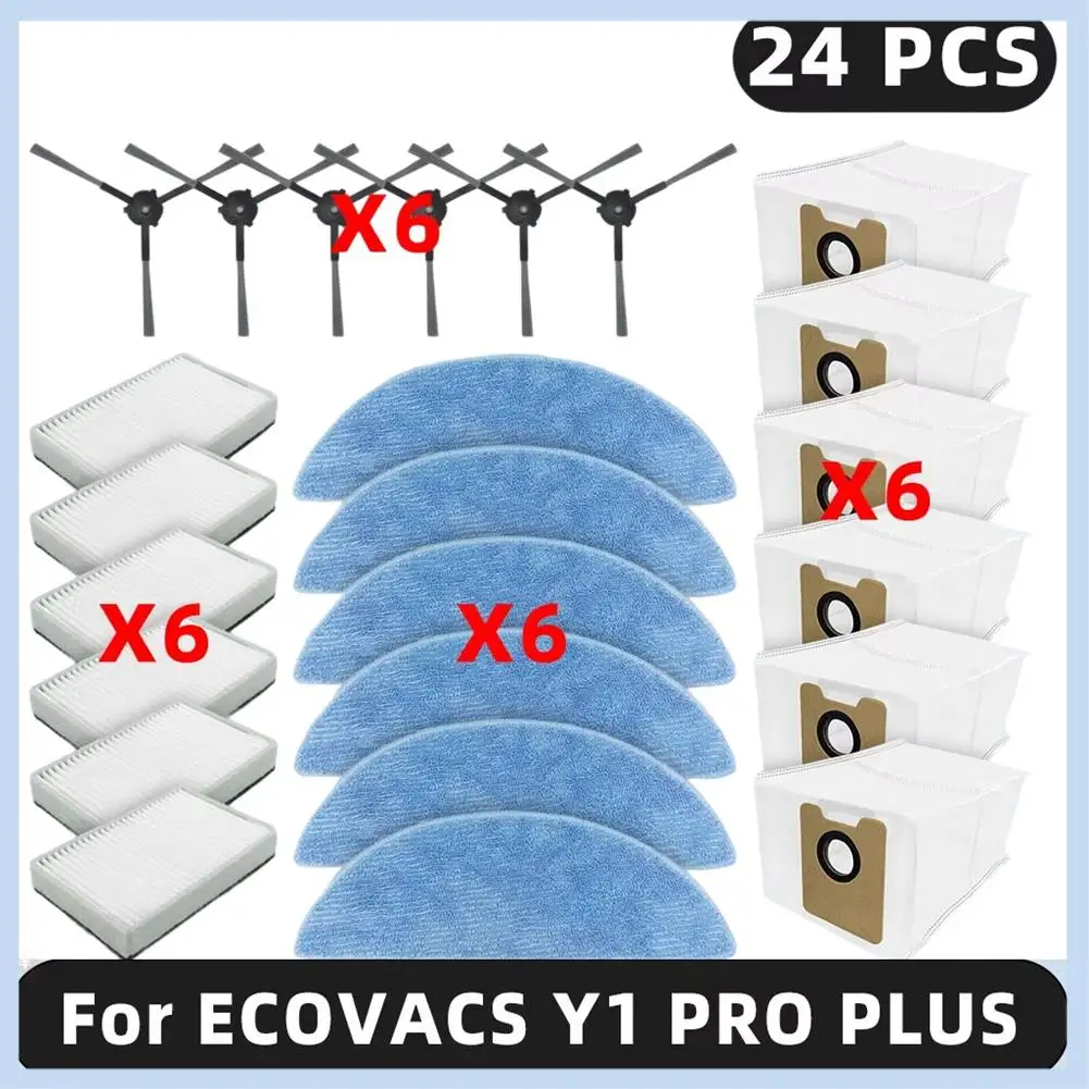 EAS-For ECOVACS YEEDI Y1 PLUS / Y1 PRO PLUS Replacement Side Brush, Hepa Filter, And Mop Cloth Set - Spare Dust Bag Accessories
EAS-For ECOVACS YEEDI Y1 PLUS / Y1 PRO PLUS Replacement Side Brush, Hepa Filter, And Mop Cloth Set - Spare Dust Bag Accessories