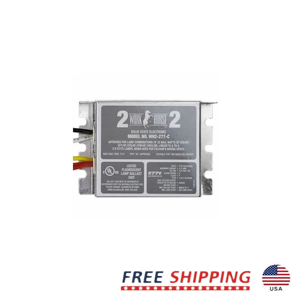277 В Workhorse 2 Адаптируемый балласт освещения Энергосберегающая легкая люминесцентная лампа, совместимая с высокой мощностью, твердотельный срок службы
277 В Workhorse 2 Адаптируемый балласт освещения Энергосберегающая легкая люминесцентная лампа, совместимая с высокой мощностью, твердотельный срок службы