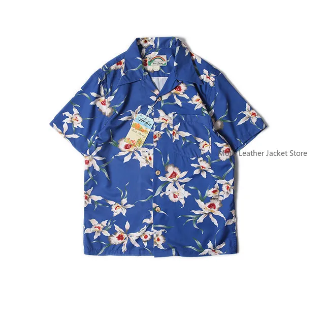 HAWAII ALOHA SHIRTS Tropical Plant & Lily Pattern Cuban Collar Beach Casual Short Sleeve Shirt
HAWAII ALOHA SHIRTS Tropical Plant & Lily Pattern Cuban Collar Beach Casual Short Sleeve Shirt