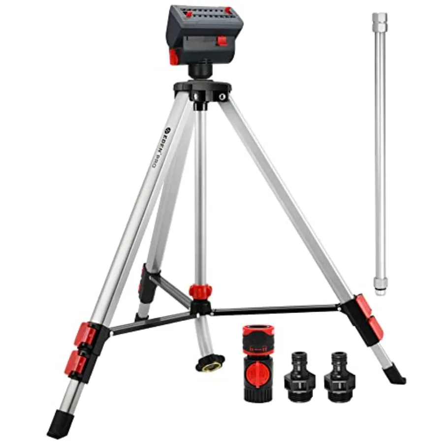 Adjustable 4-Way Mini Turbo Metal Oscillating Sprinkler with Quick Connect Starter Set in Telescoping Tripod Style Covers up to
Adjustable 4-Way Mini Turbo Metal Oscillating Sprinkler with Quick Connect Starter Set in Telescoping Tripod Style Covers up to