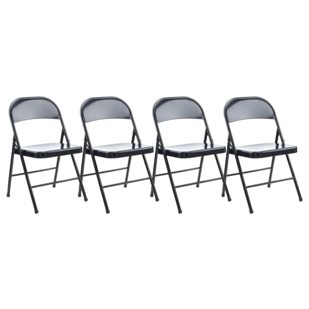 Armless Steel Folding Chair, Supports Up to 275 lb, Black Seat, Black Back, Black Base, 4/Carton, Customized
Armless Steel Folding Chair, Supports Up to 275 lb, Black Seat, Black Back, Black Base, 4/Carton, Customized