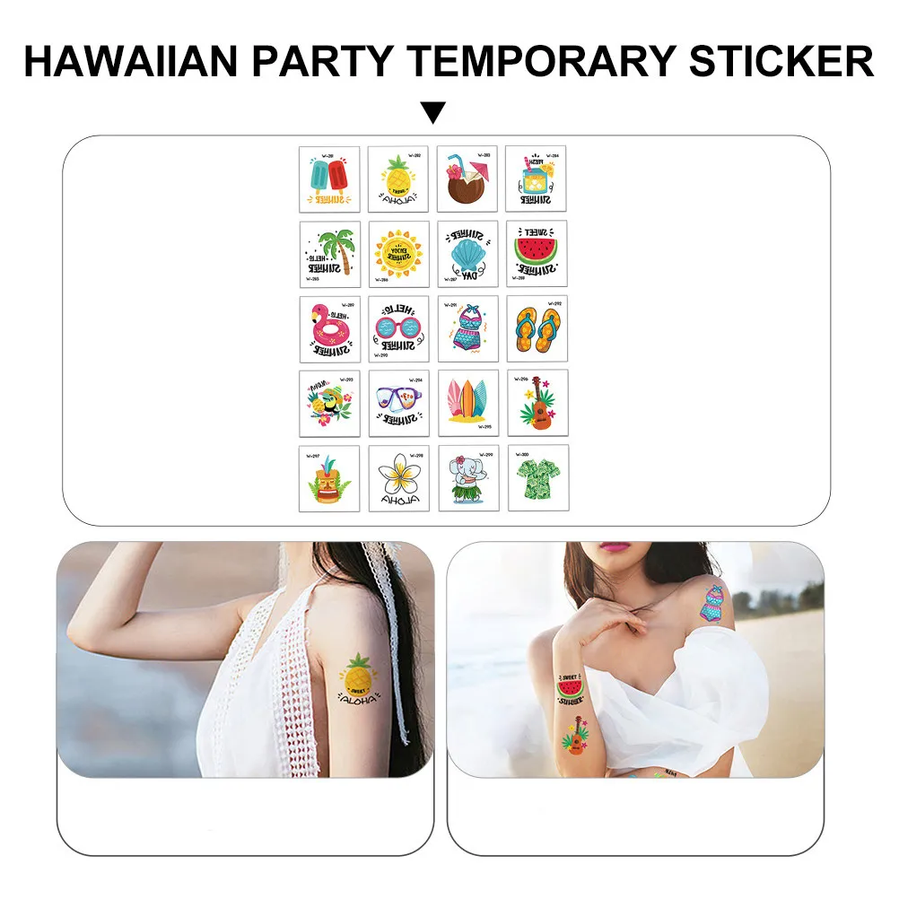 40 Pcs Hawaiian Party Temporary Sticker Decal Waterproof Stickers Tattoos for
40 Pcs Hawaiian Party Temporary Sticker Decal Waterproof Stickers Tattoos for