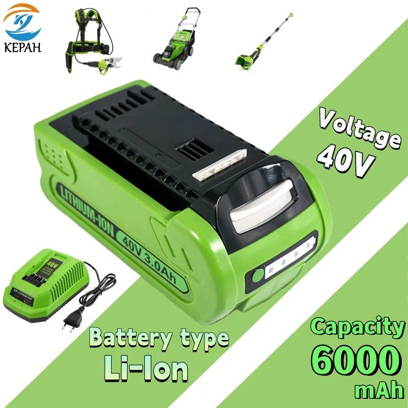 For Greenworks Battery Charger for G-MAX 40V 3.0AH Li-Ion Batteries 29482 29462 29472 2938302 BAF702 L300 BAF704 BAF705
For Greenworks Battery Charger for G-MAX 40V 3.0AH Li-Ion Batteries 29482 29462 29472 2938302 BAF702 L300 BAF704 BAF705