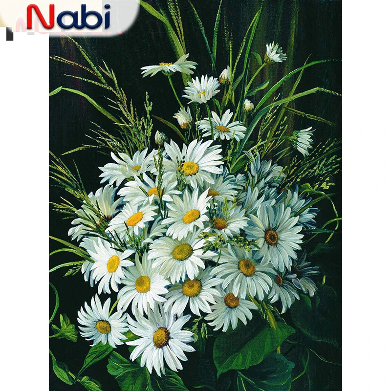 Nabi полная квадратная/круглая алмазная живопись Дейзи вышивка крестиком Алмазная мозаика хризантема украшение для дома
Nabi полная квадратная/круглая алмазная живопись Дейзи вышивка крестиком Алмазная мозаика хризантема украшение для дома