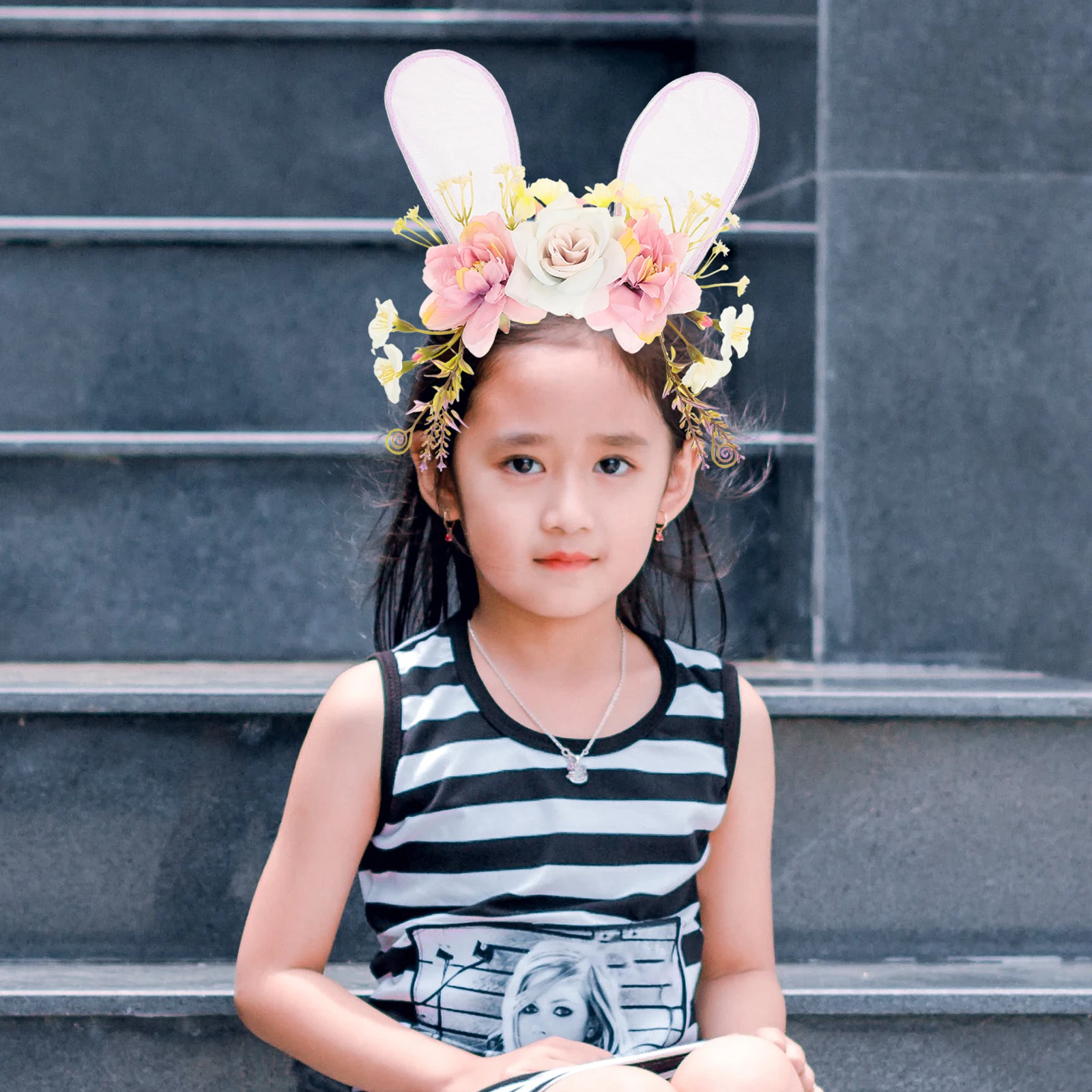 Bunny Ear Headb Rabbit Flower Hair Accessories Little Girl Purple Cute Child Floral Decorative Party Stage Performance
Bunny Ear Headb Rabbit Flower Hair Accessories Little Girl Purple Cute Child Floral Decorative Party Stage Performance