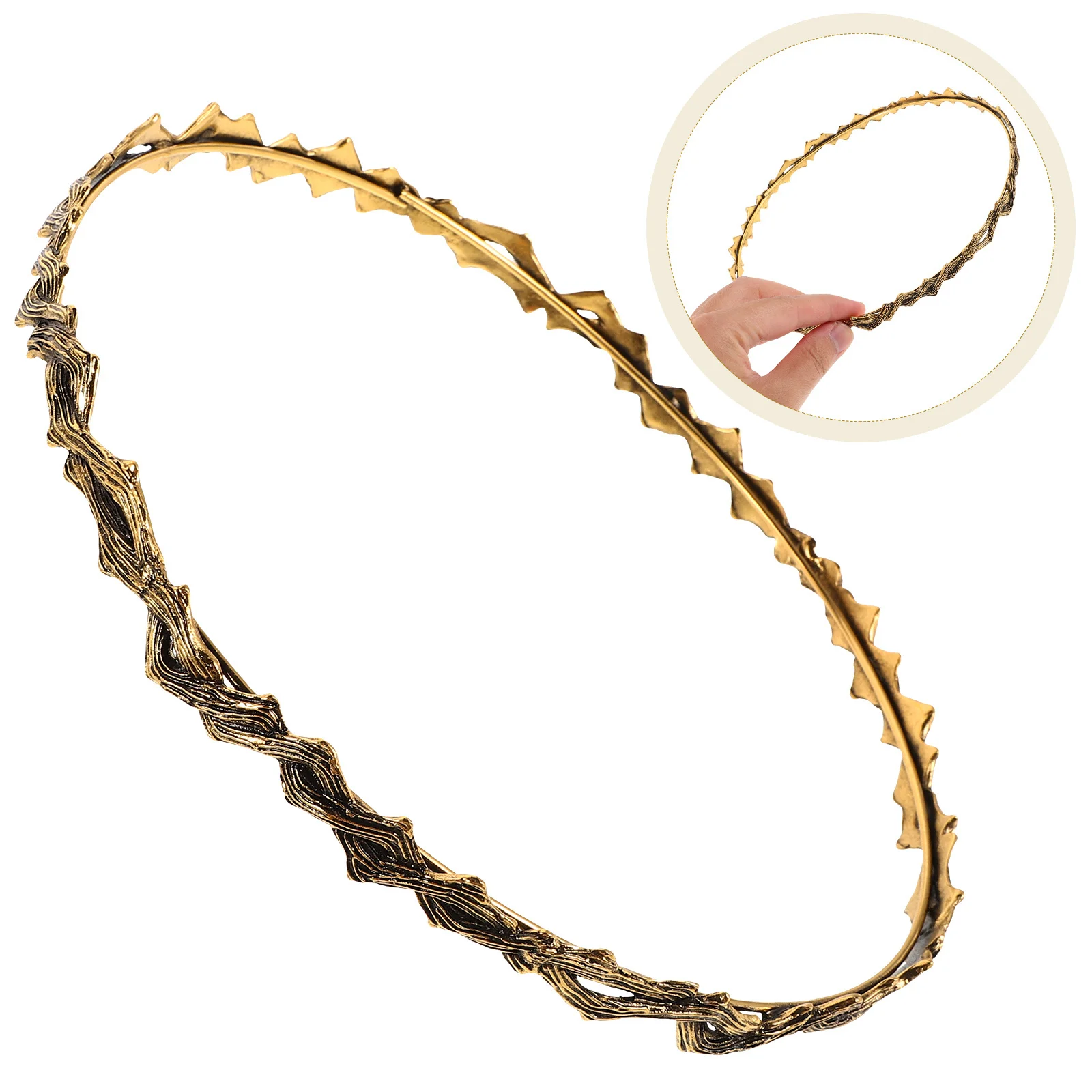 Retro Wave Crown Headband Vintage Twisted Pattern for Women Elegant Hair Band Wedding Graduation Party Accessories
Retro Wave Crown Headband Vintage Twisted Pattern for Women Elegant Hair Band Wedding Graduation Party Accessories